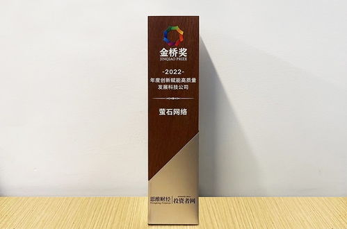 螢石網(wǎng)絡(luò)榮膺2022金橋獎 以技術(shù)創(chuàng)新引領(lǐng)高質(zhì)量發(fā)展新路徑